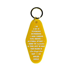 The Dreamer Mantra Keytag