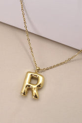 Bubble Initial Necklace