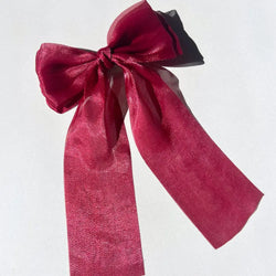 Organza Hair Bow Clips