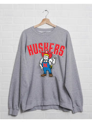 Nebraska Huskers Mascot Thrifted Sweatshirt