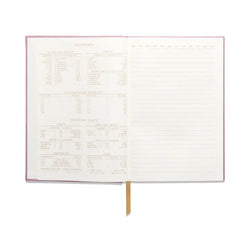 Lilac Notes Suede Journal