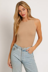 Emily Ribbed Tank Bodysuit