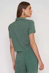 Evergreen Striped Top