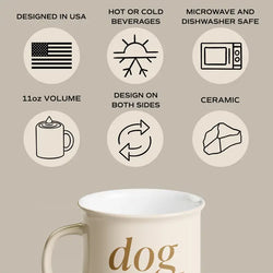 Dog Mom Campfire Mug