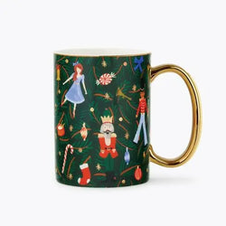 Evergreen Nutcracker Porcelain Mug