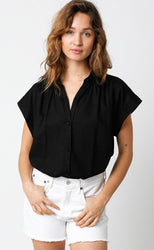 Brooklyn Button Top