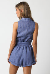 Coastline Linen Romper