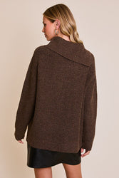 Toasty Truffle Knit Sweater