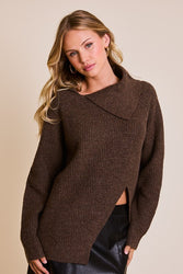 Toasty Truffle Knit Sweater