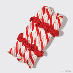 Satin Heatless Curling Set (Candy Cane)