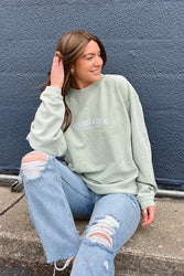 Spring NE Corded Sweatshirt