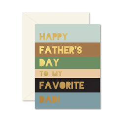 Favorite Dad Card