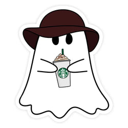 Basic Ghost Fall Sticker