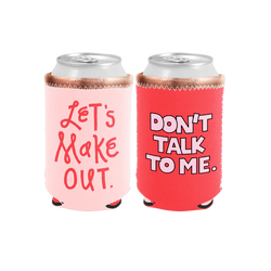 Let's Make Out Reversible Can Cooler