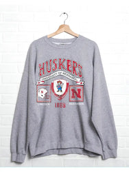 Huskers Prep Patch Thrifted Sweatshirt