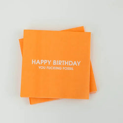 HBD Fossil Cocktail Napkins