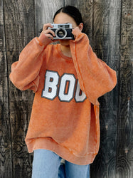 Boo Corded Sweatshirt