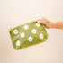 Flower Teddy Pouch (Green)