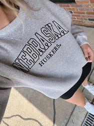 Nebraska Warm Up Crew Sweatshirt