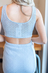 Feeling Blue Crop Top