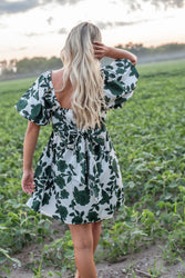 Forest Floral Mini Dress