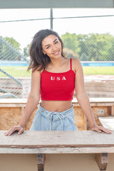 USA Crop Top