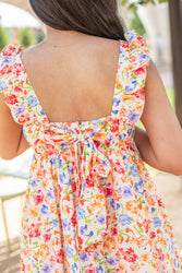 Whimsical Floral Mini Dress