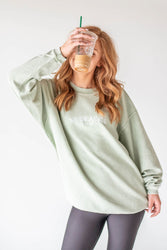 Spring NE Corded Sweatshirt