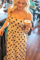 On The Dot Maxi Dress