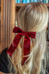 Very Velvet Bow Hair Clip