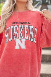 Nebraska Huskers Corded Sweatshirt