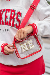 NE Patch Clear Bag (Red)