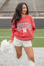 Nebraska Huskers Corded Sweatshirt