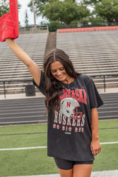 Nebraska Murray Hippie Helmet Tee