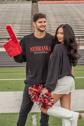 Nebraska Huskers Corded Crewneck