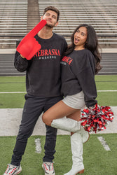 Nebraska Huskers Corded Crewneck