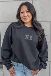 NE Crewneck Sweatshirt (Black)