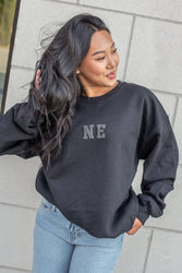 NE Crewneck Sweatshirt (Black)