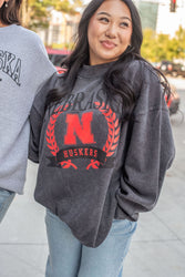 Nebraska Mock Neck Pullover