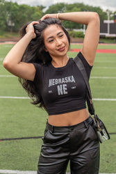 Nebraska Crop Top