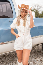 Down South Denim Romper