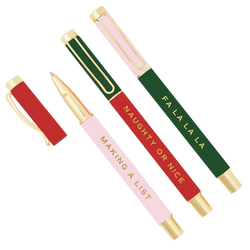 Holiday Cheer Metal Pen Set