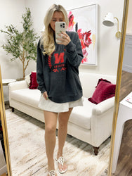 Nebraska Mock Neck Pullover