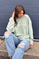 Spring NE Corded Sweatshirt