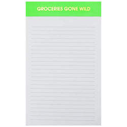 Groceries Gone Wild Notepad