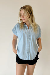 Brooklyn Button Top