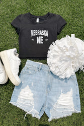 Nebraska Crop Top