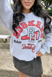 Beach Boys Huskers Cheer Thrifted Sweatshirt