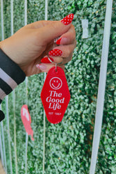 The Good Life Keychain (Red)