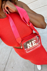 NE Patch Clear Bag (Red)